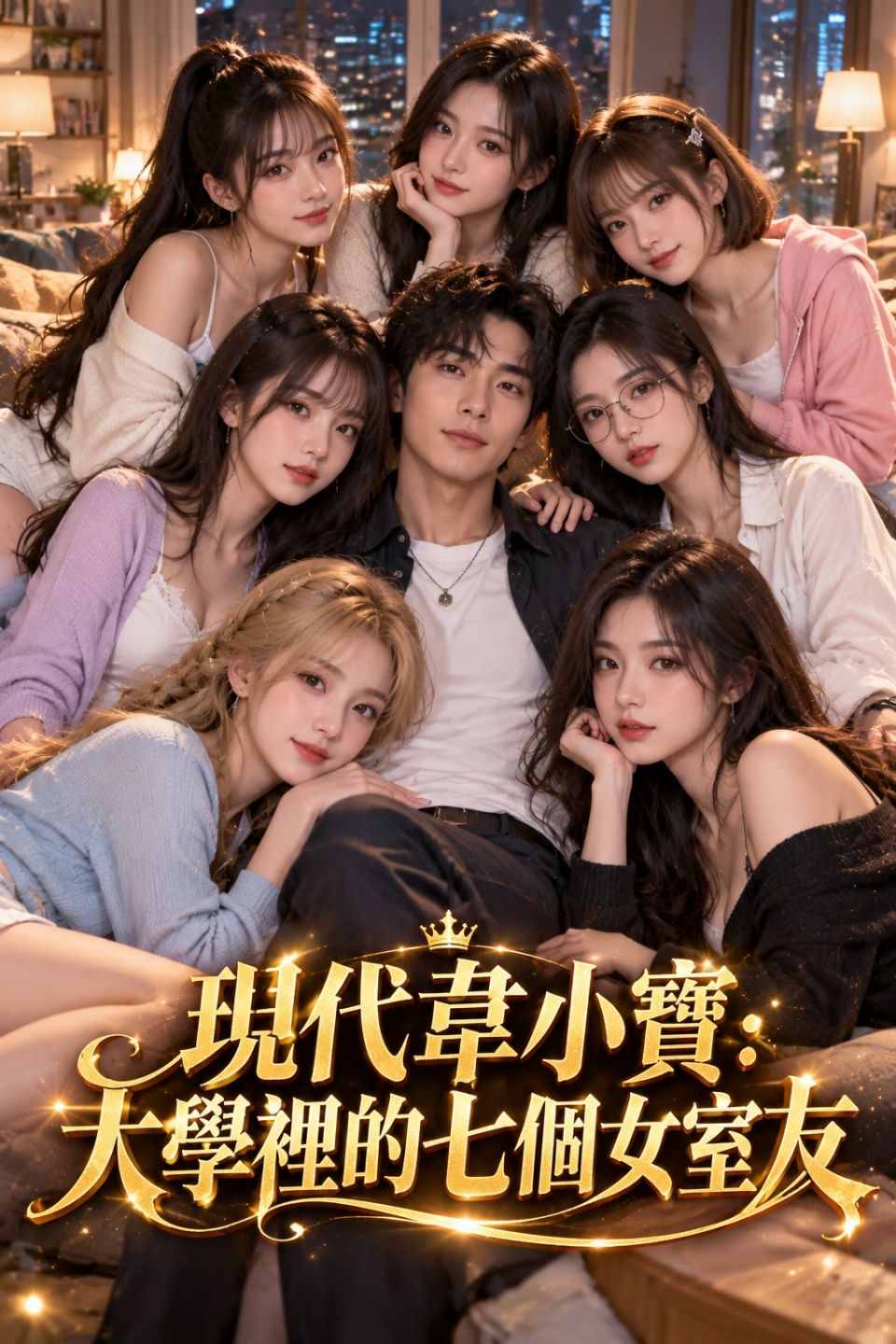 現代韋小寶：大學裡的七個女室友